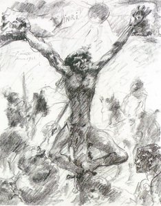 Crucifixión de Lovis Corinth